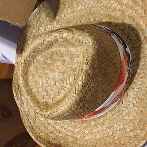 American Flag Basket Hat